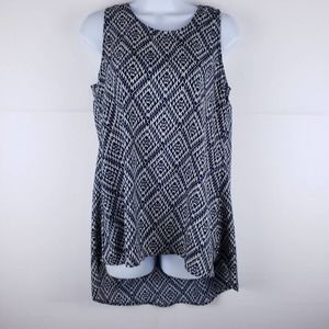 Bobeau High Low Tunic Tank Size Small